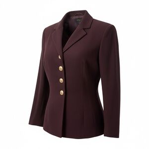 VNTG‎ Neiman Marcus Plum Wool Blazer Size 10